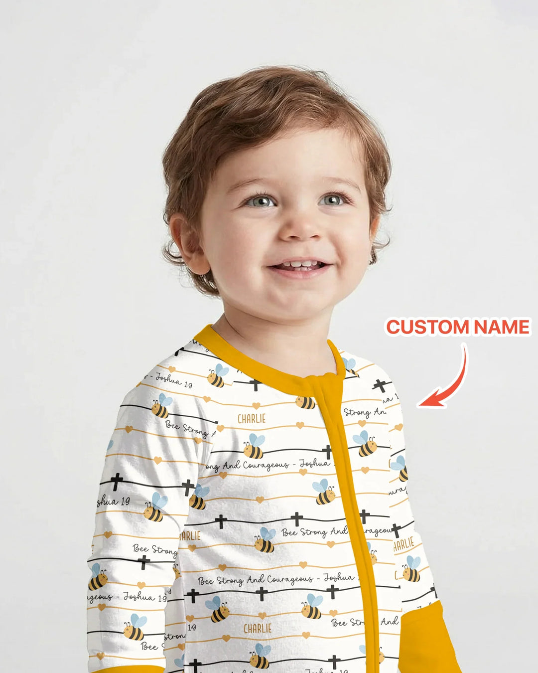 Gerippte Babykleidung mit individuellem Foto - Weich &amp; Skizzenhaft