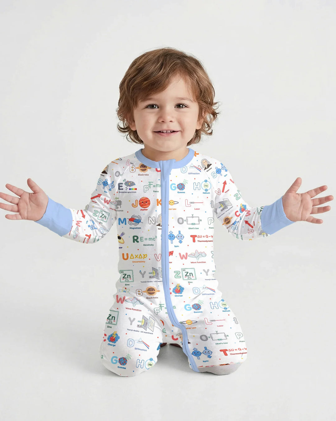 Gerippte Babykleidung mit individuellem Foto - Weich &amp; Skizzenhaft
