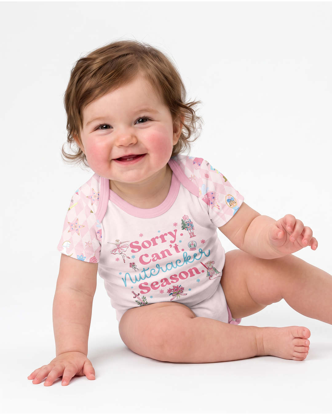 Sorry Can't Nutcracker Season Ballet Christmas Bamboo Bodysuit