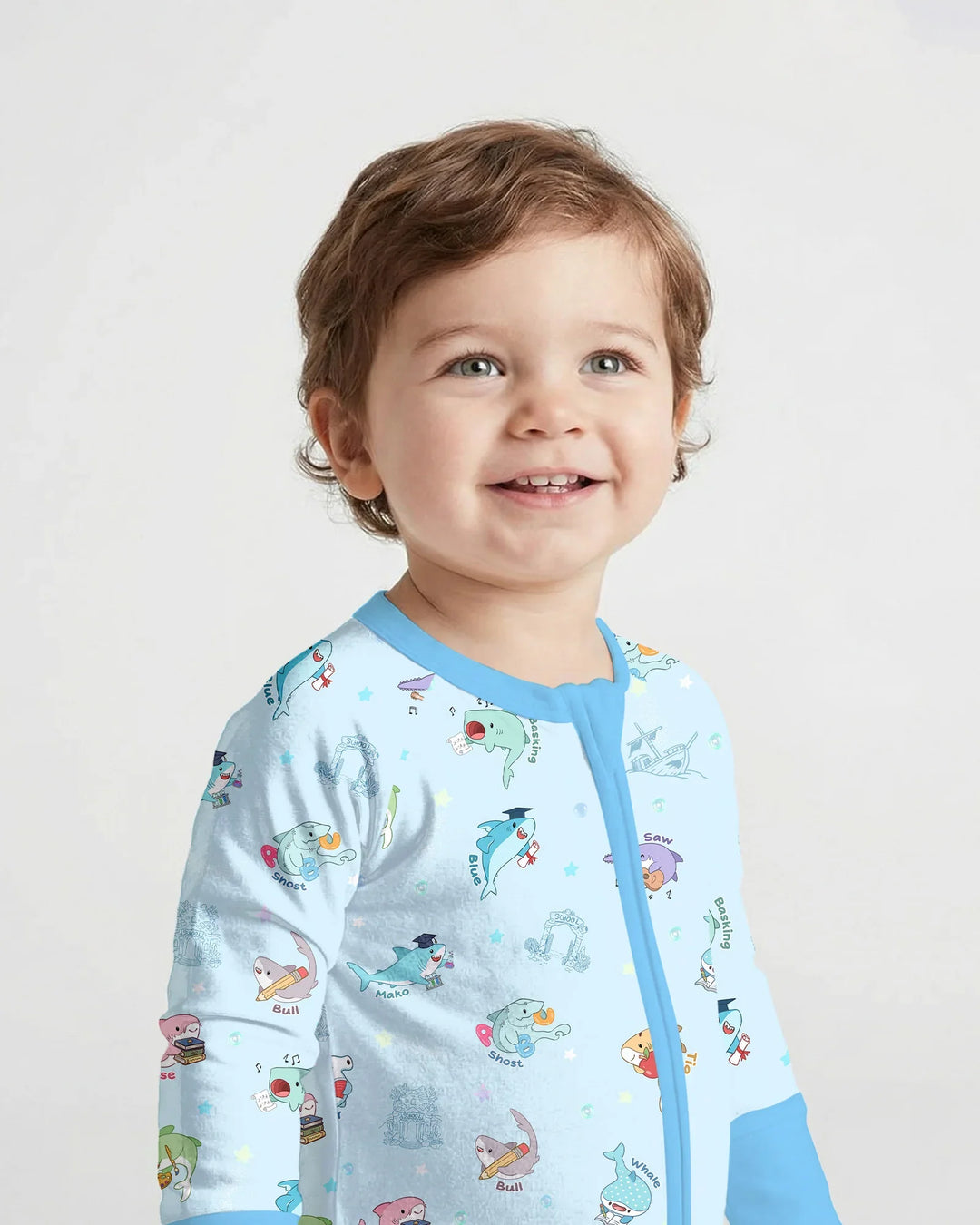 Gerippte Babykleidung mit individuellem Foto - Weich &amp; Skizzenhaft