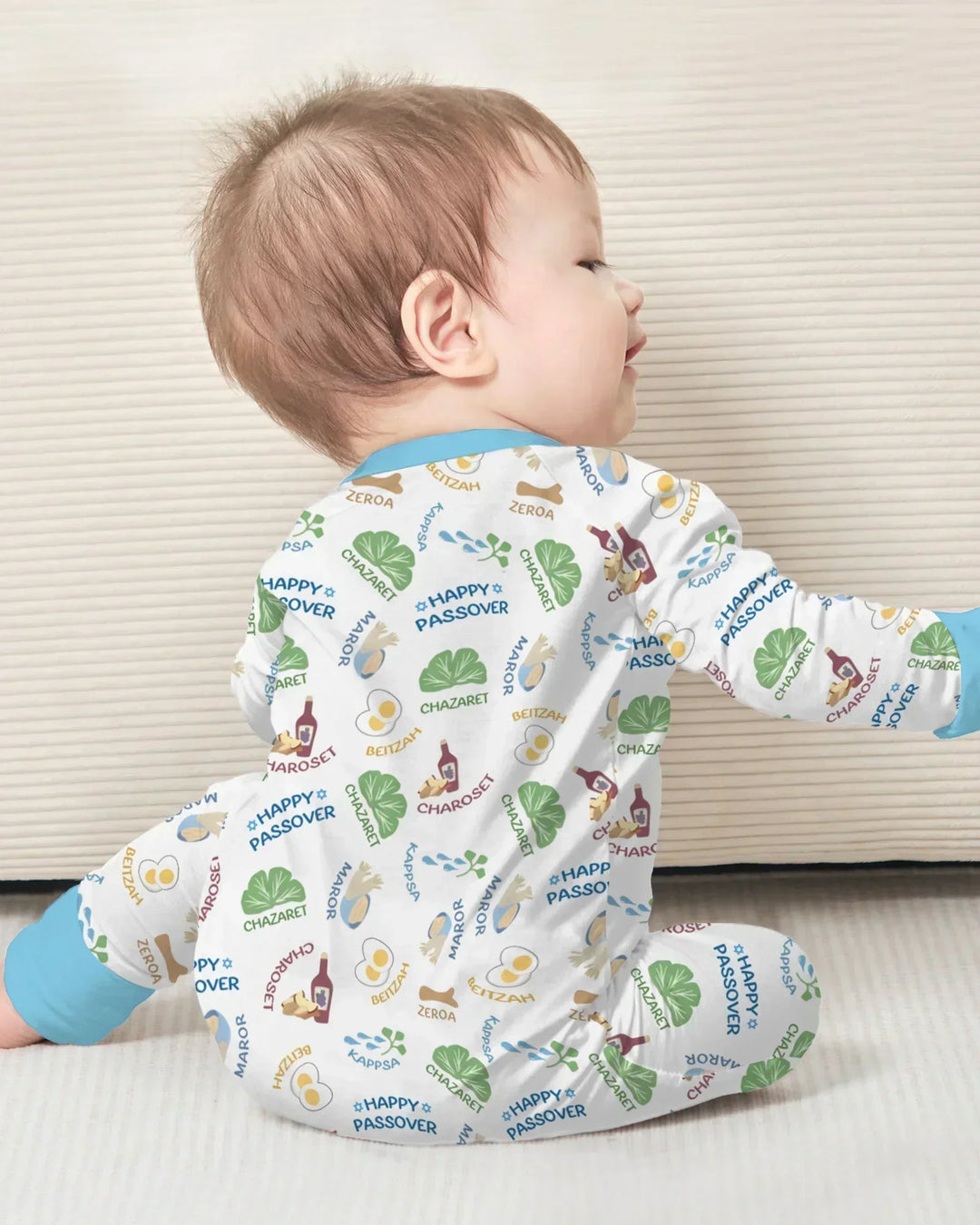 Gerippte Babykleidung mit individuellem Foto - Weich &amp; Skizzenhaft