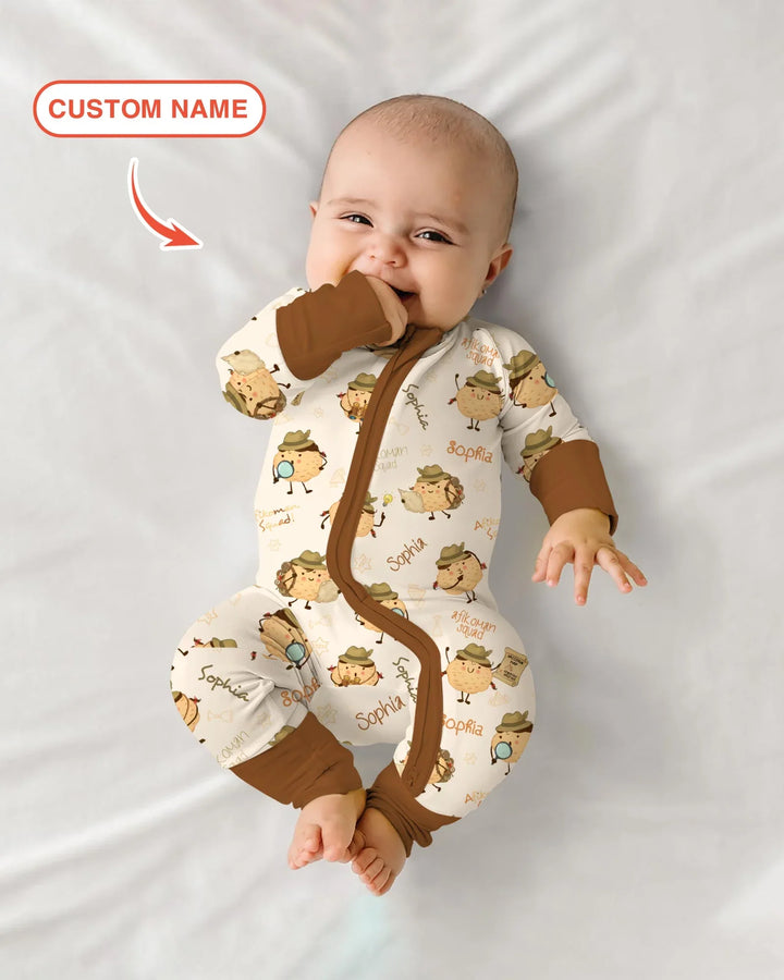 Gerippte Babykleidung mit individuellem Foto - Weich &amp; Skizzenhaft