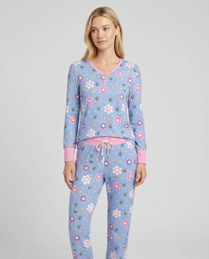 Vorlage Bambus Damen Pyjama Set