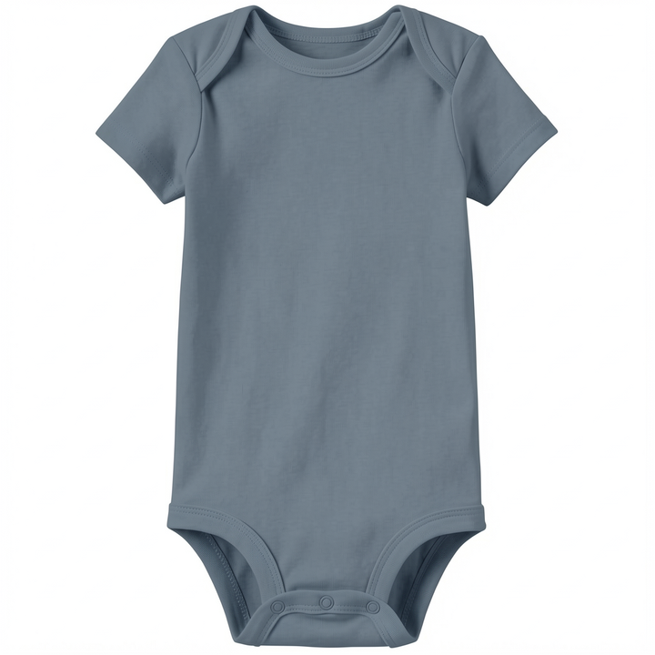 Gerippte Babykleidung mit individuellem Foto - Weich &amp; Skizzenhaft