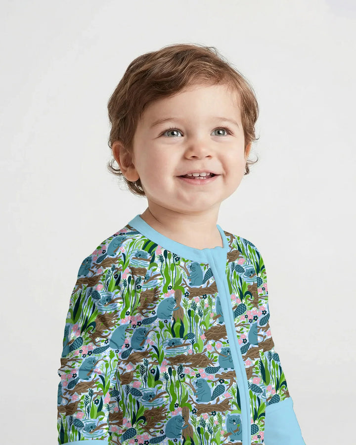 Gerippte Babykleidung mit individuellem Foto - Weich &amp; Skizzenhaft