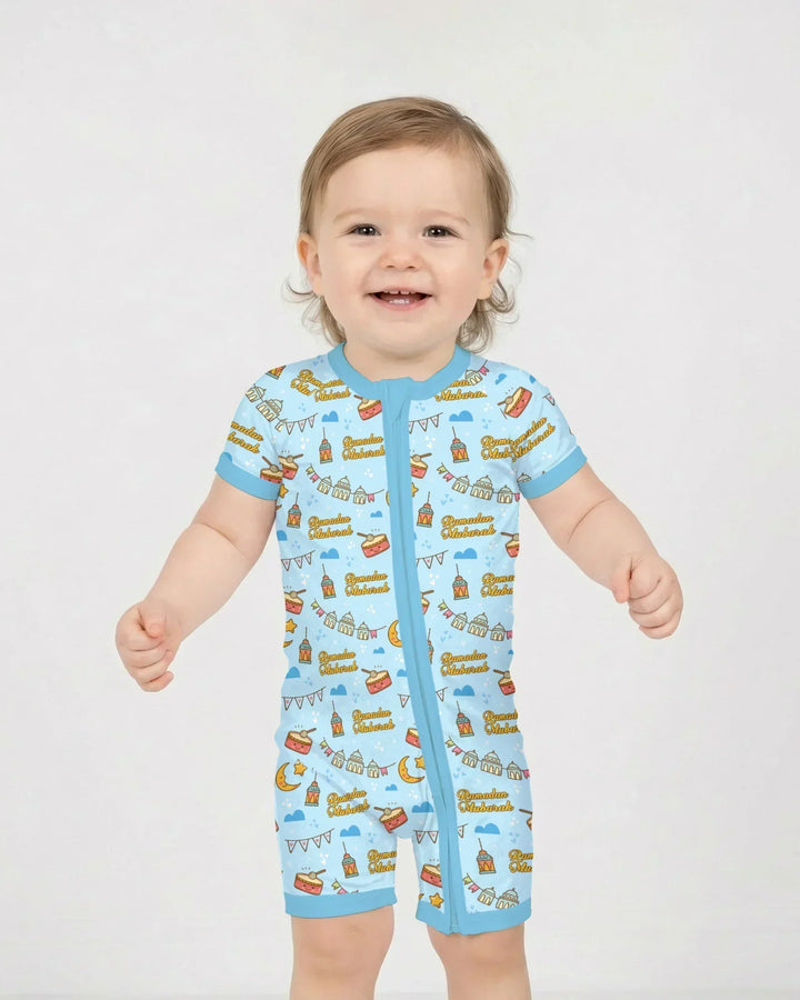 Ramadan Mubarak Bamboo Shorty Zippy