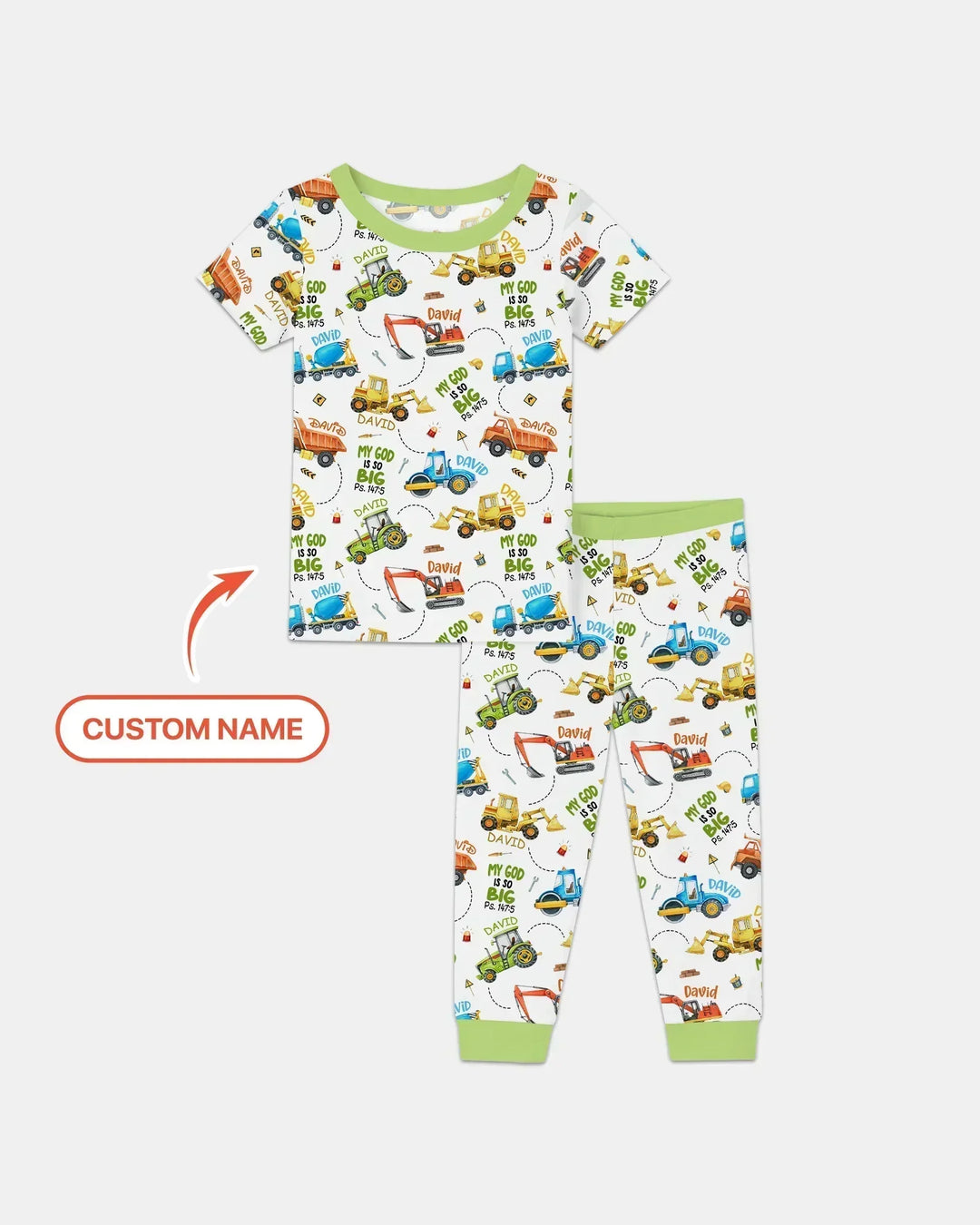 Zweiteiliges, kurzärmliges Pyjama-Set mit Marienkäfern