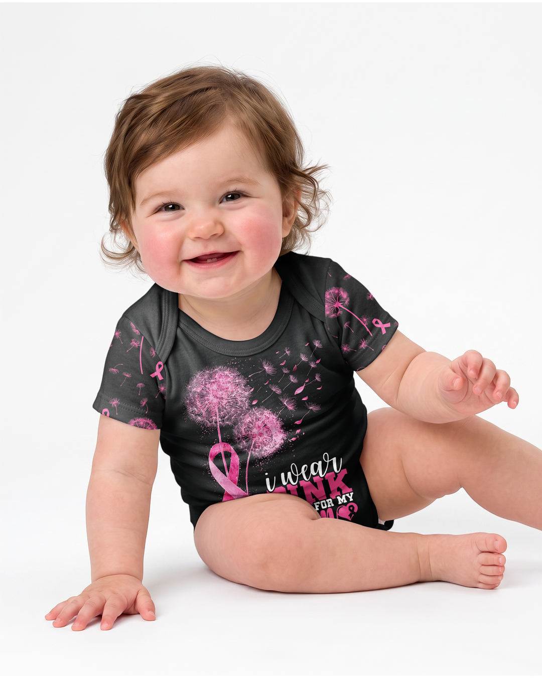 Dandelion Pink For Mom Bamboo Bodysuit