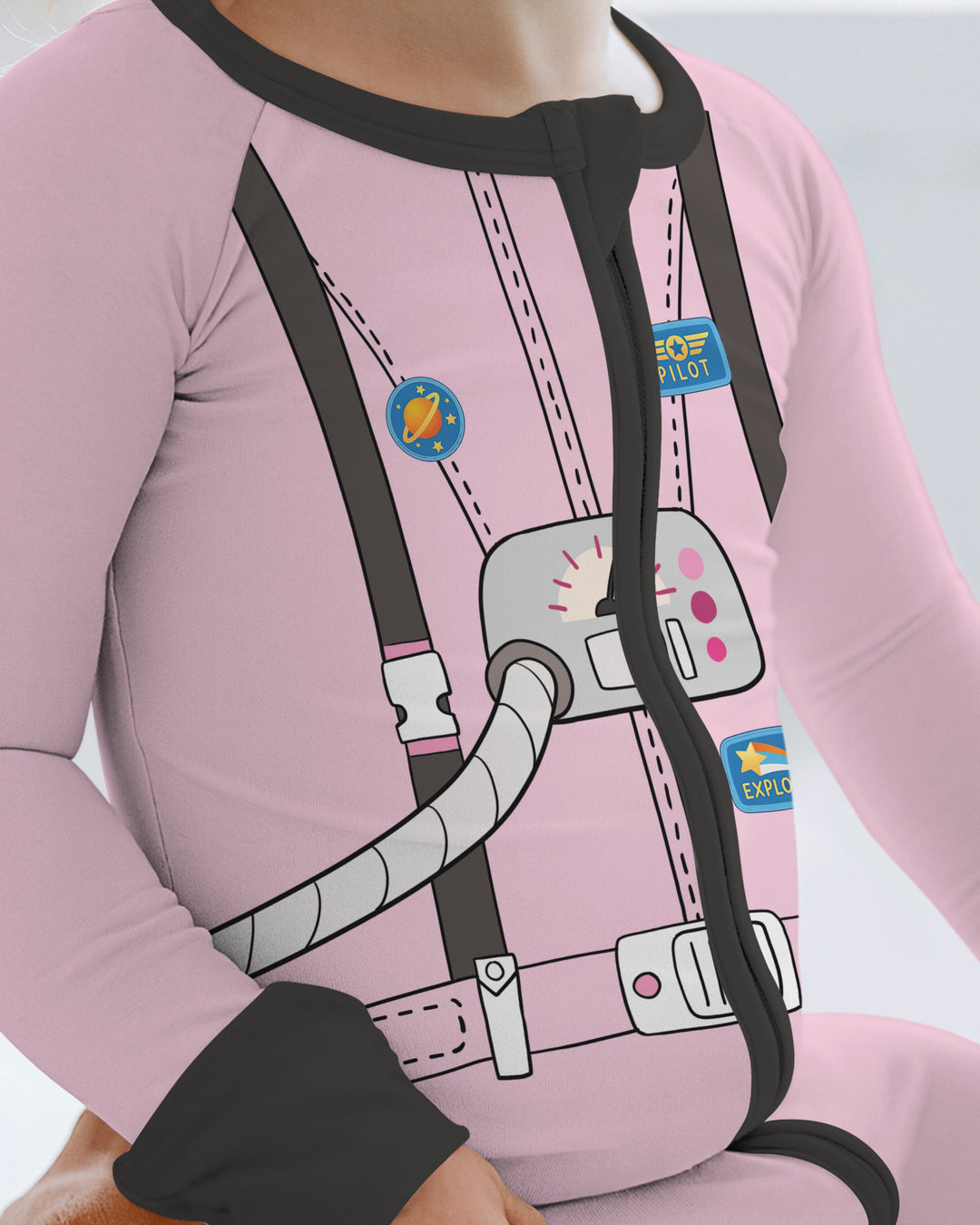 Gerippte Babykleidung mit individuellem Foto - Weich &amp; Skizzenhaft