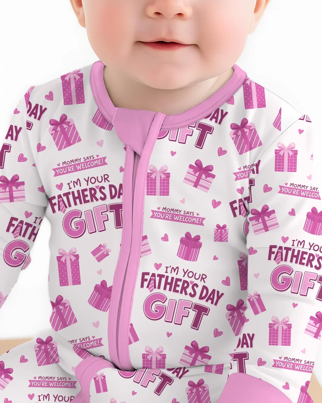 Gerippte Babykleidung mit individuellem Foto - Weich &amp; Skizzenhaft