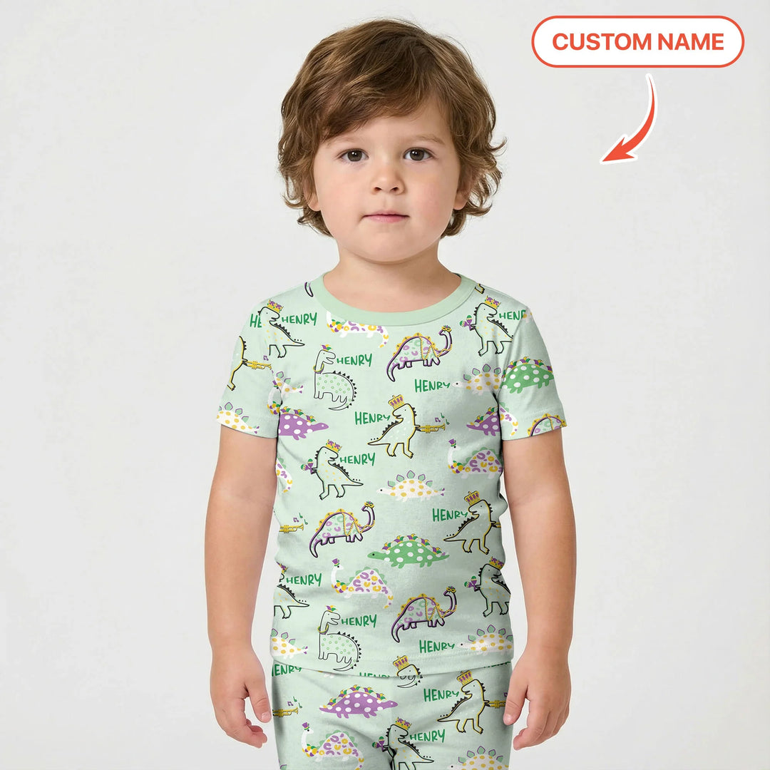 Zweiteiliges, kurzärmliges Pyjama-Set mit Marienkäfern