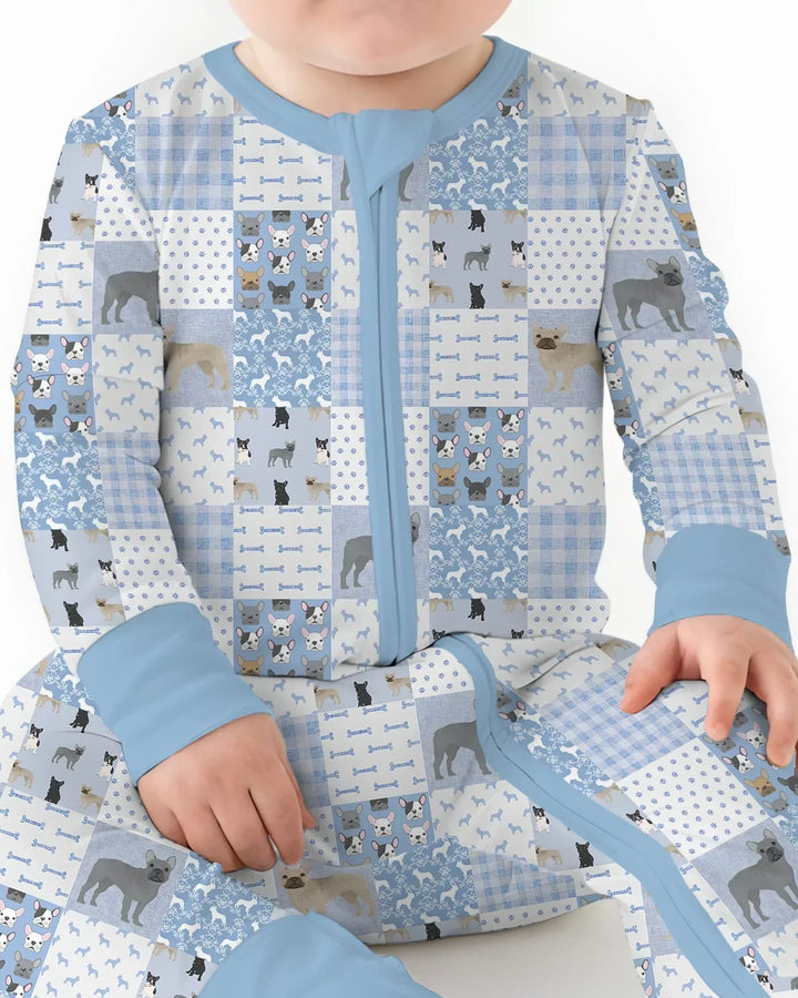 Gerippte Babykleidung mit individuellem Foto - Weich &amp; Skizzenhaft