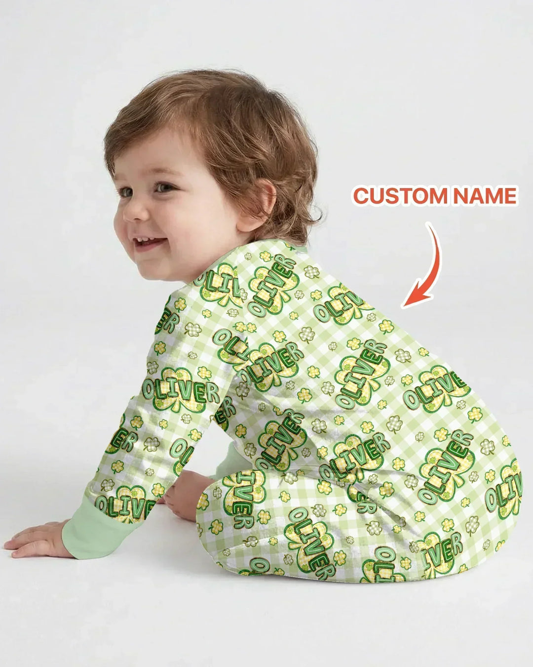 Gerippte Babykleidung mit individuellem Foto - Weich &amp; Skizzenhaft