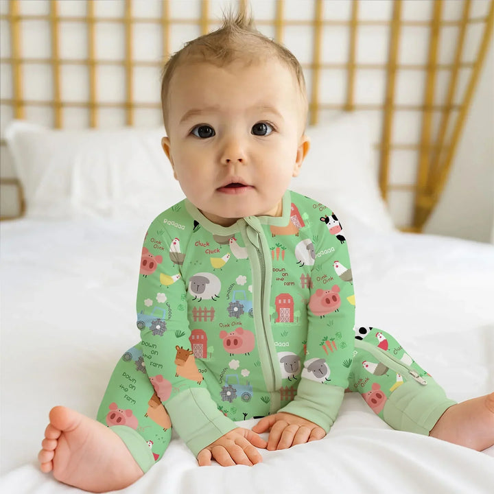 Gerippte Babykleidung mit individuellem Foto - Weich &amp; Skizzenhaft