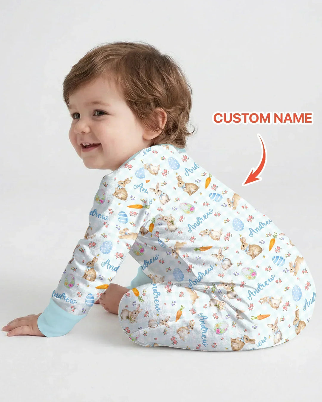 Gerippte Babykleidung mit individuellem Foto - Weich &amp; Skizzenhaft