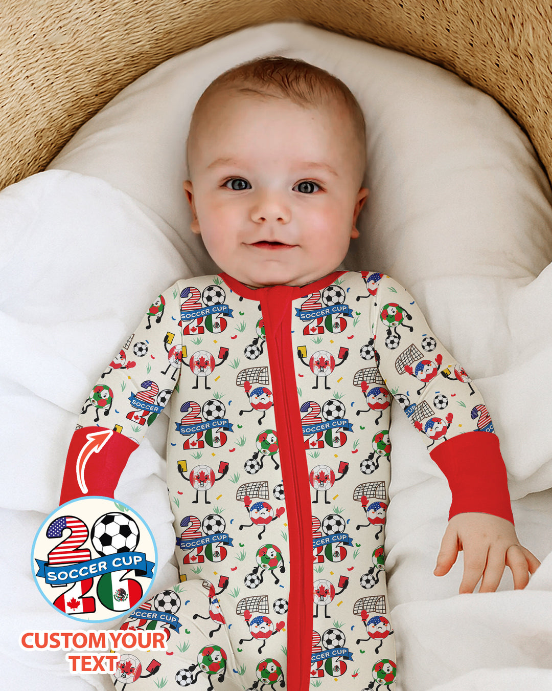 Gerippte Babykleidung mit individuellem Foto - Weich &amp; Skizzenhaft