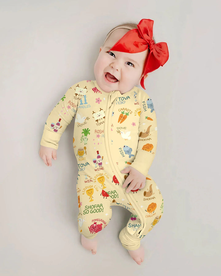 Gerippte Babykleidung mit individuellem Foto - Weich &amp; Skizzenhaft