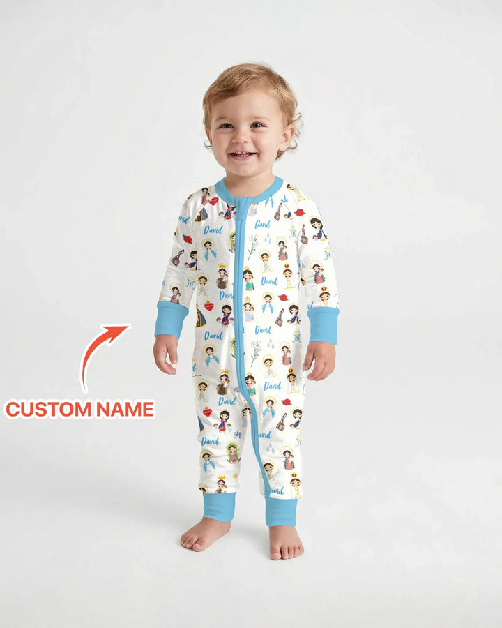 Gerippte Babykleidung mit individuellem Foto - Weich &amp; Skizzenhaft