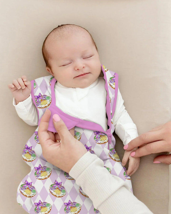 Mardi Gras Donut Bamboo Sleep Bag