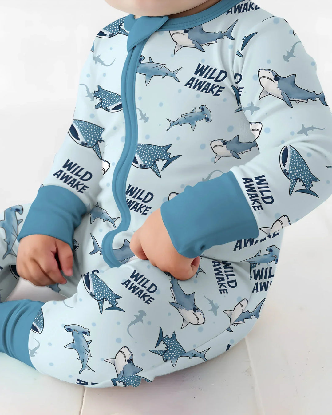 Gerippte Babykleidung mit individuellem Foto - Weich &amp; Skizzenhaft