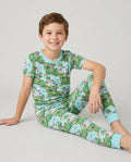 Zweiteiliges, kurzärmliges Pyjama-Set mit Marienkäfern