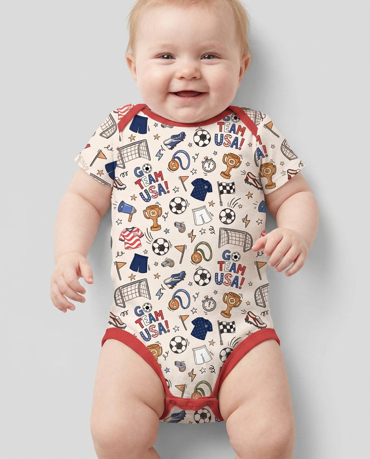 Gerippte Babykleidung mit individuellem Foto - Weich &amp; Skizzenhaft