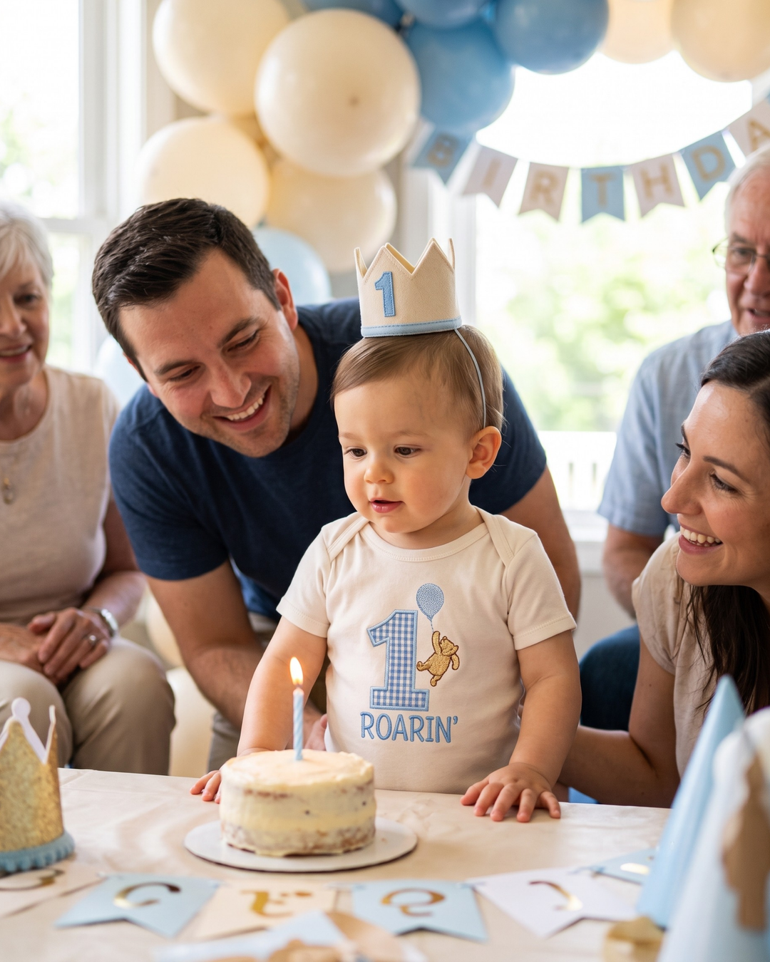 Gerippte Babykleidung mit individuellem Foto - Weich &amp; Skizzenhaft