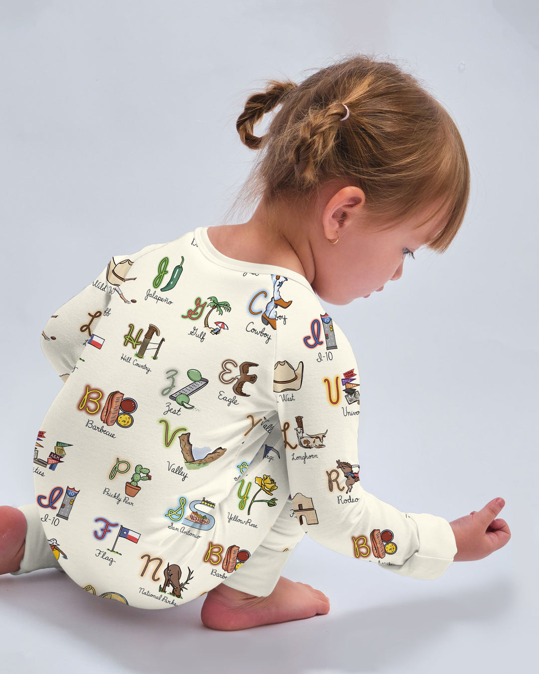 Texas Alphabet Bamboo Convertible Zippy