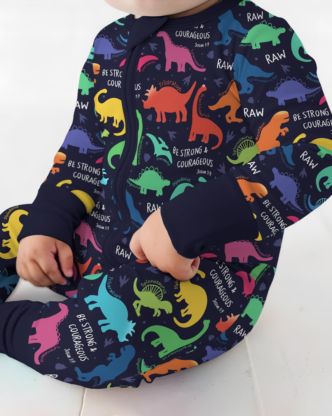 Gerippte Babykleidung mit individuellem Foto - Weich &amp; Skizzenhaft