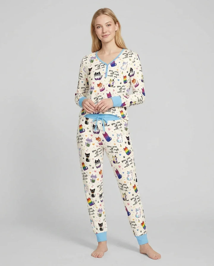 Vorlage Bambus Damen Pyjama Set