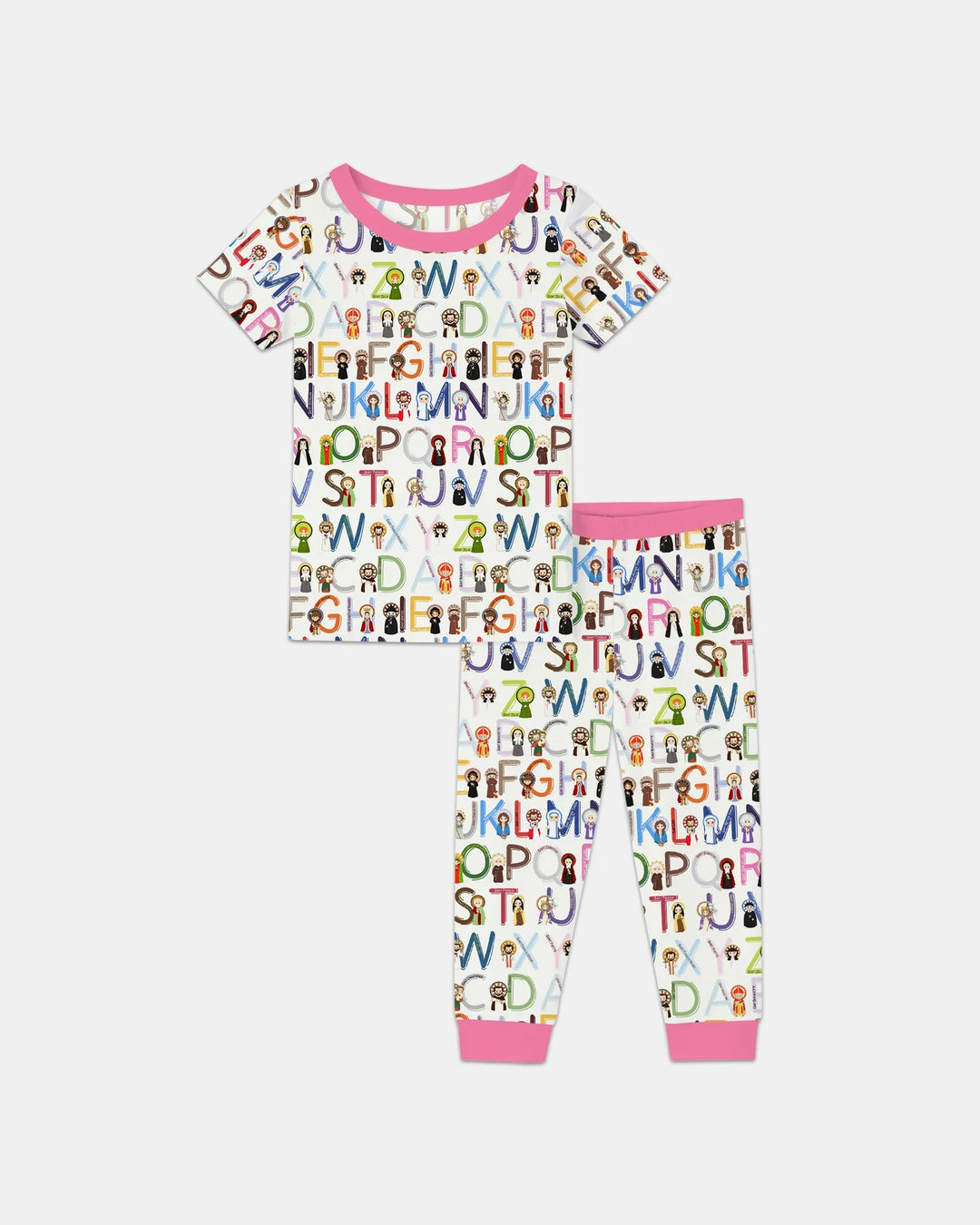 Saint ABCs Bamboo Two Piece Short Sleeve Pajama Set