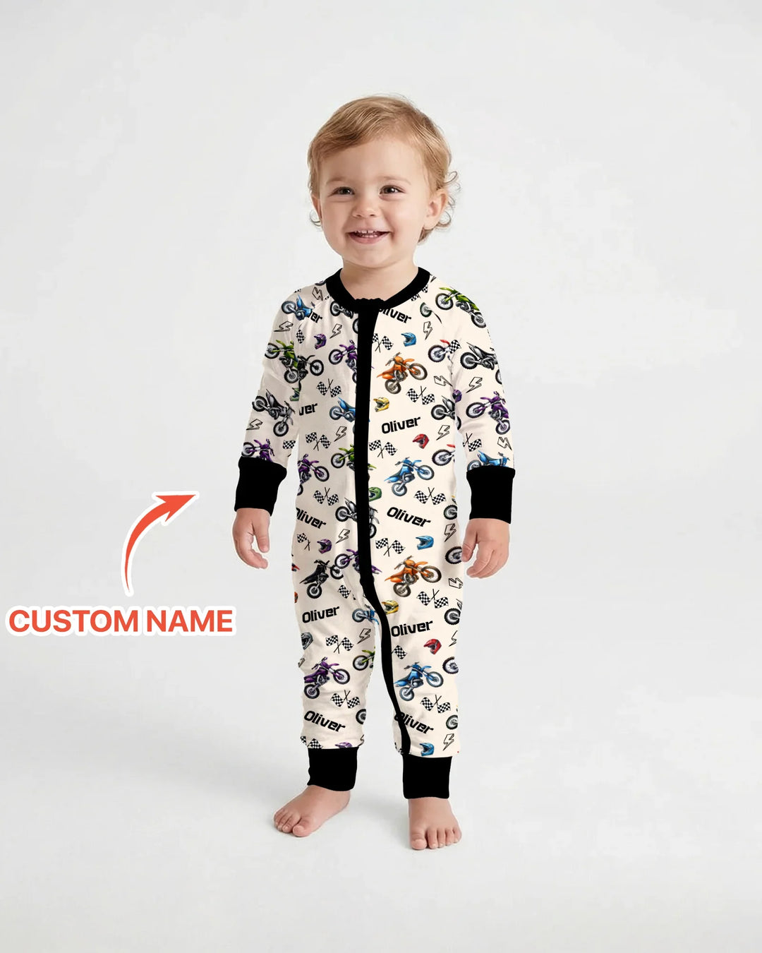 Gerippte Babykleidung mit individuellem Foto - Weich &amp; Skizzenhaft