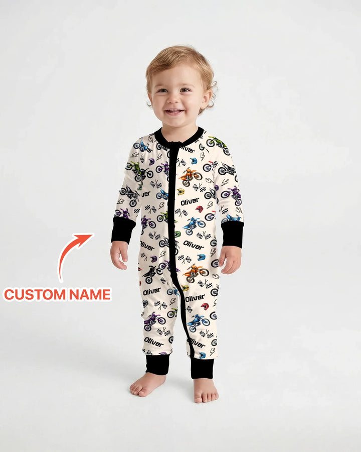 Gerippte Babykleidung mit individuellem Foto - Weich &amp; Skizzenhaft