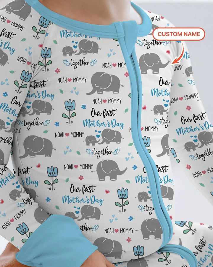 Gerippte Babykleidung mit individuellem Foto - Weich &amp; Skizzenhaft
