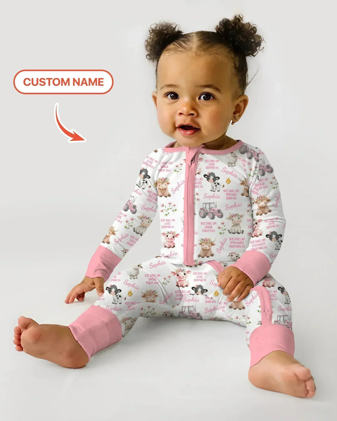 Gerippte Babykleidung mit individuellem Foto - Weich &amp; Skizzenhaft