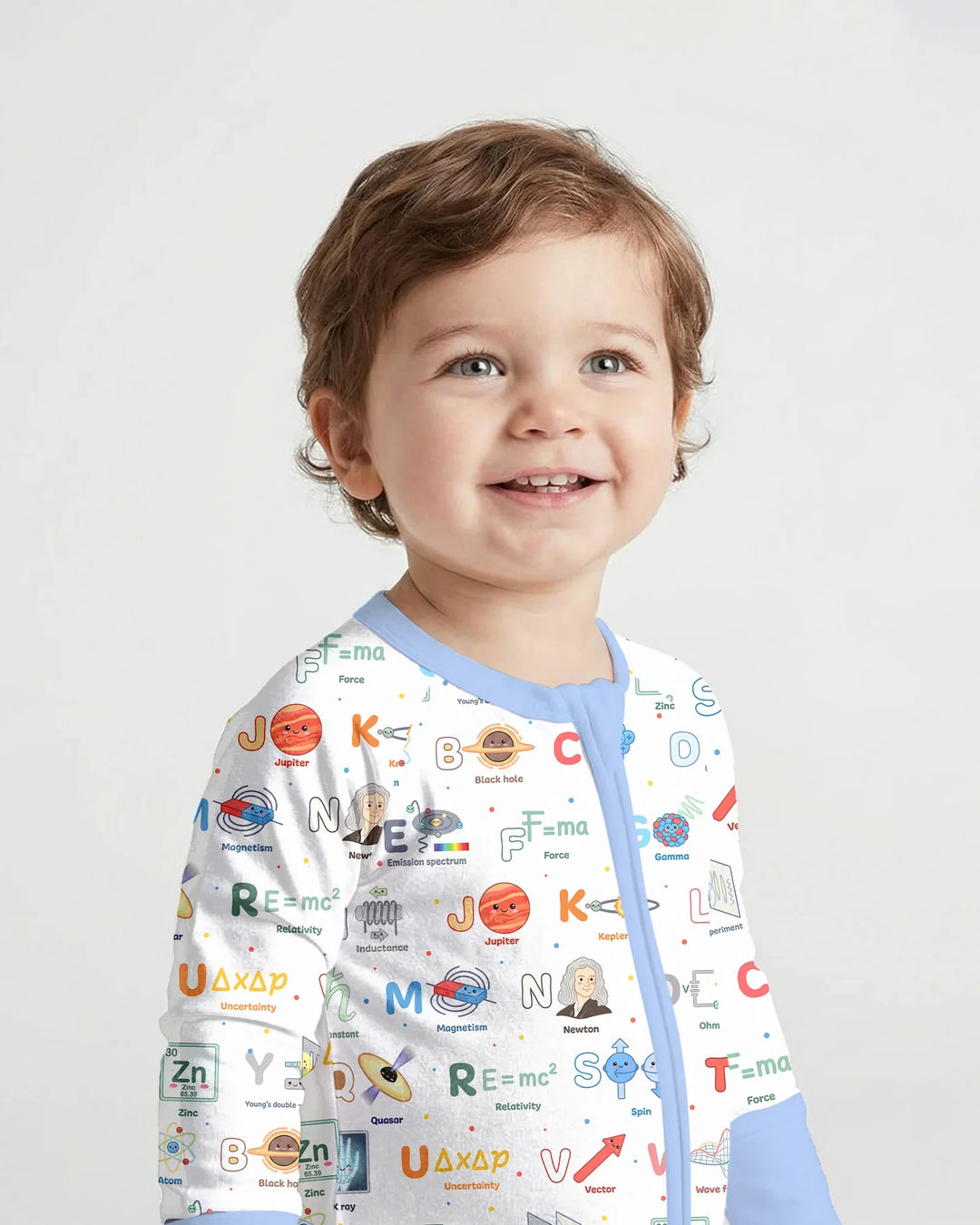 Gerippte Babykleidung mit individuellem Foto - Weich &amp; Skizzenhaft
