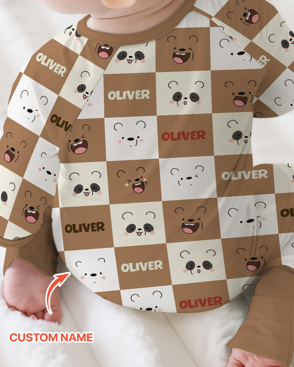 I Am Baby Bears Bamboo Convertible Zippy