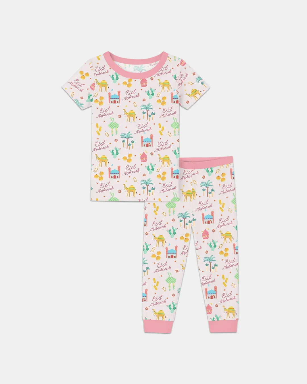 Zweiteiliges, kurzärmliges Pyjama-Set mit Marienkäfern