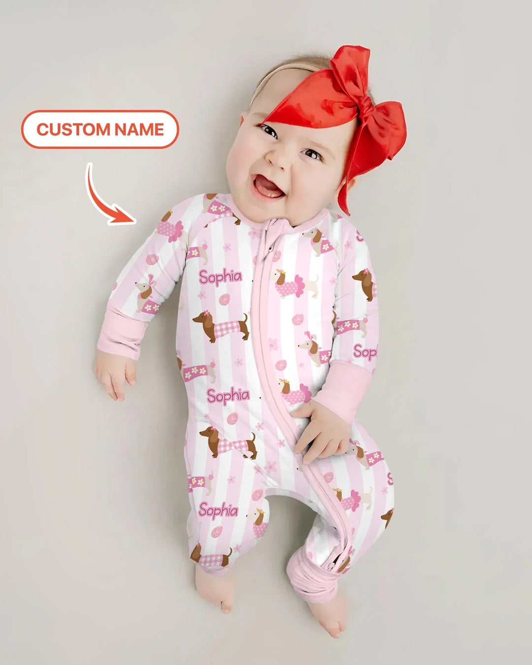 Gerippte Babykleidung mit individuellem Foto - Weich &amp; Skizzenhaft