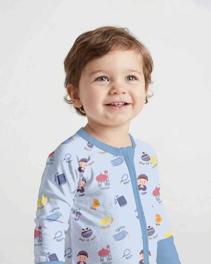Gerippte Babykleidung mit individuellem Foto - Weich &amp; Skizzenhaft