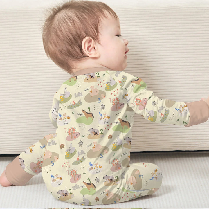 Gerippte Babykleidung mit individuellem Foto - Weich &amp; Skizzenhaft
