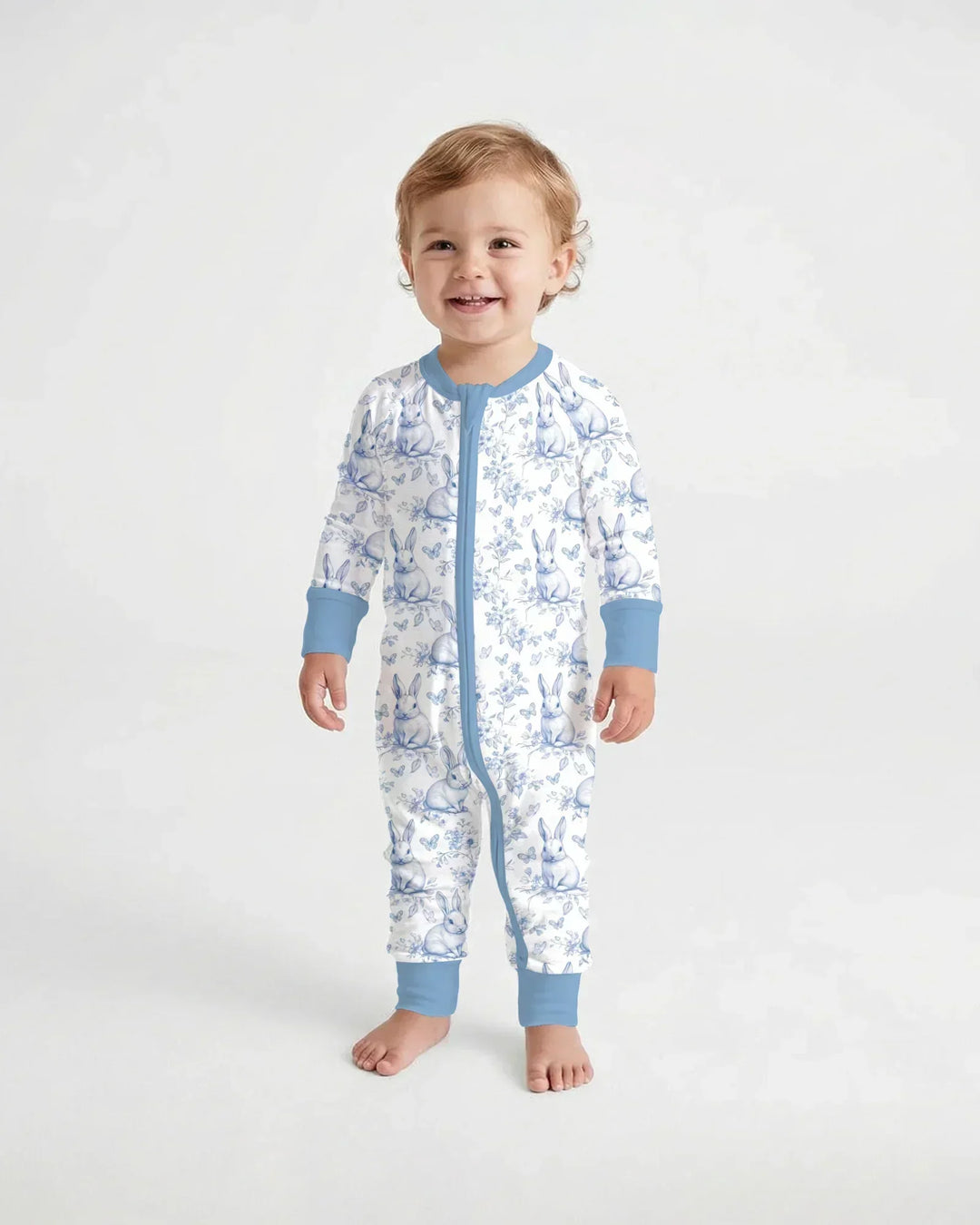 Gerippte Babykleidung mit individuellem Foto - Weich &amp; Skizzenhaft