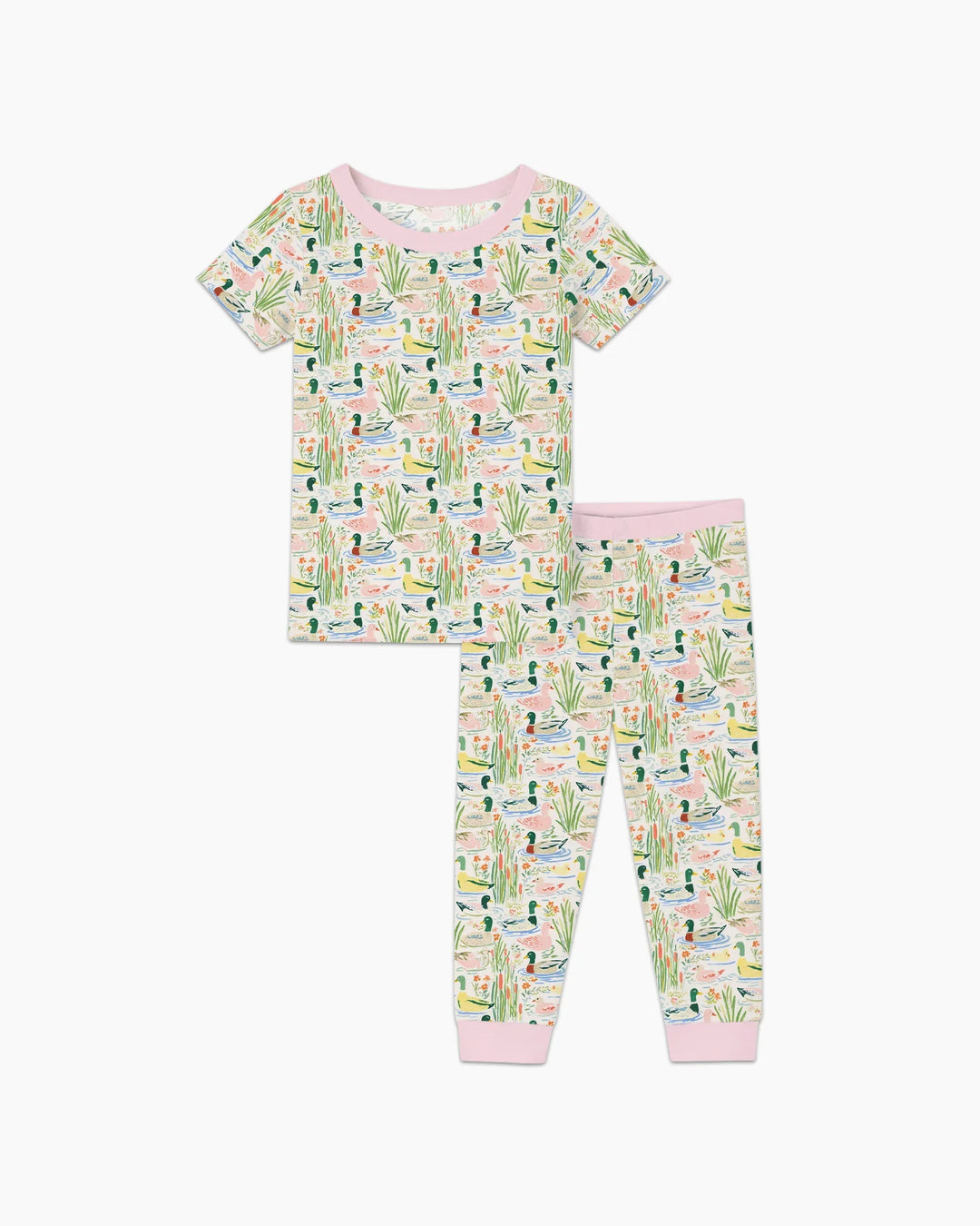 Zweiteiliges, kurzärmliges Pyjama-Set mit Marienkäfern