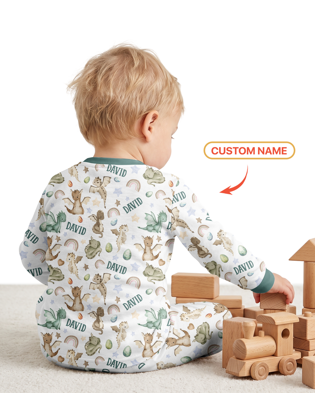 My Reign Has Just Begun Custom Name Bamboo Two Piece Long Sleeve Pajama Set