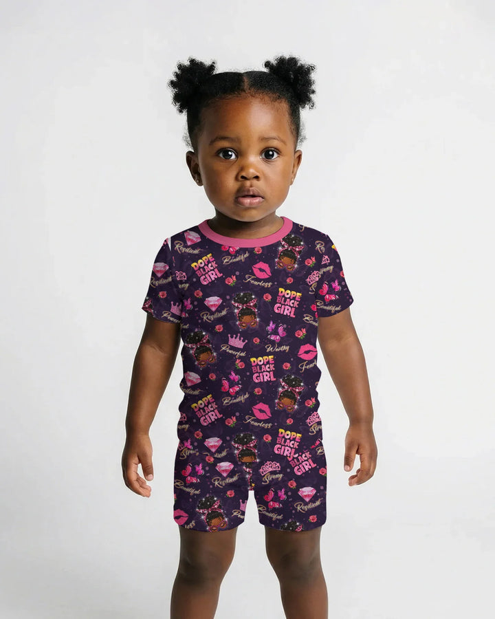 Template Zweiteiliges Pyjama-Set mit kurzen Ärmeln und Shorts