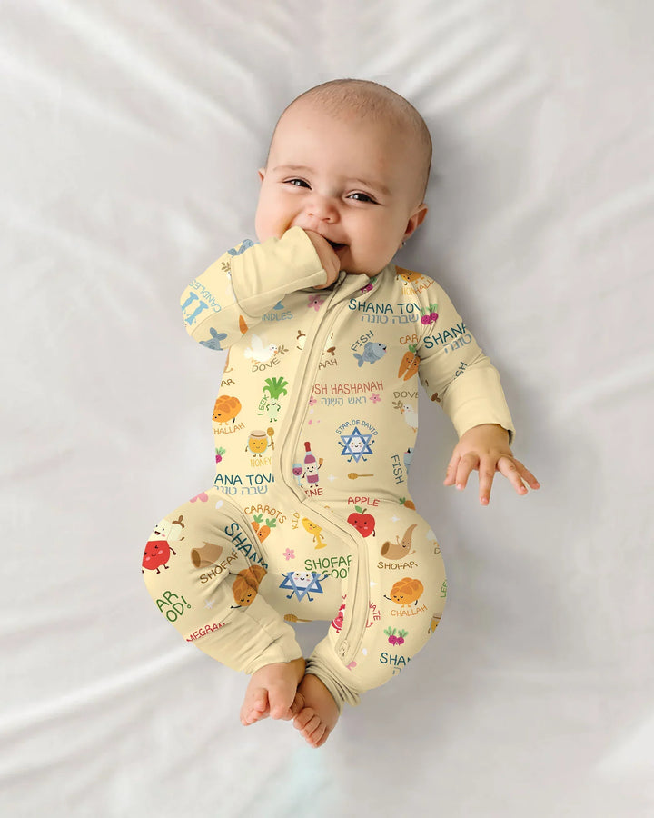 Gerippte Babykleidung mit individuellem Foto - Weich &amp; Skizzenhaft