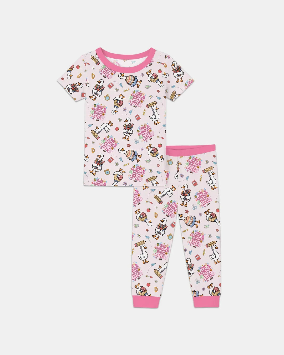 Zweiteiliges, kurzärmliges Pyjama-Set mit Marienkäfern