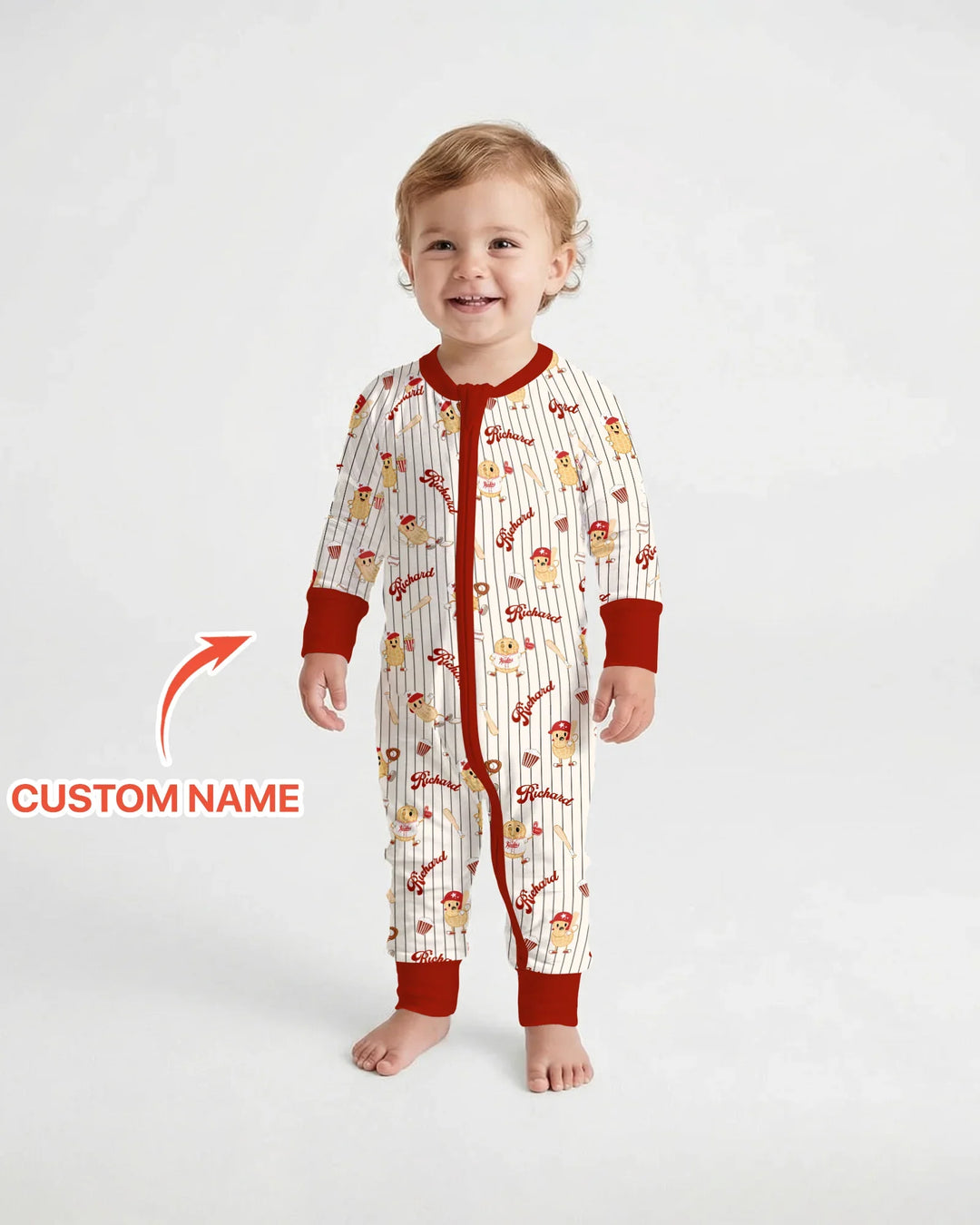 Custom Nam Retro Ballgame Bamboo Convertible Zippy