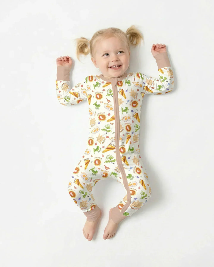 Happy Passover Family Matching Bamboo Convertible Zippy