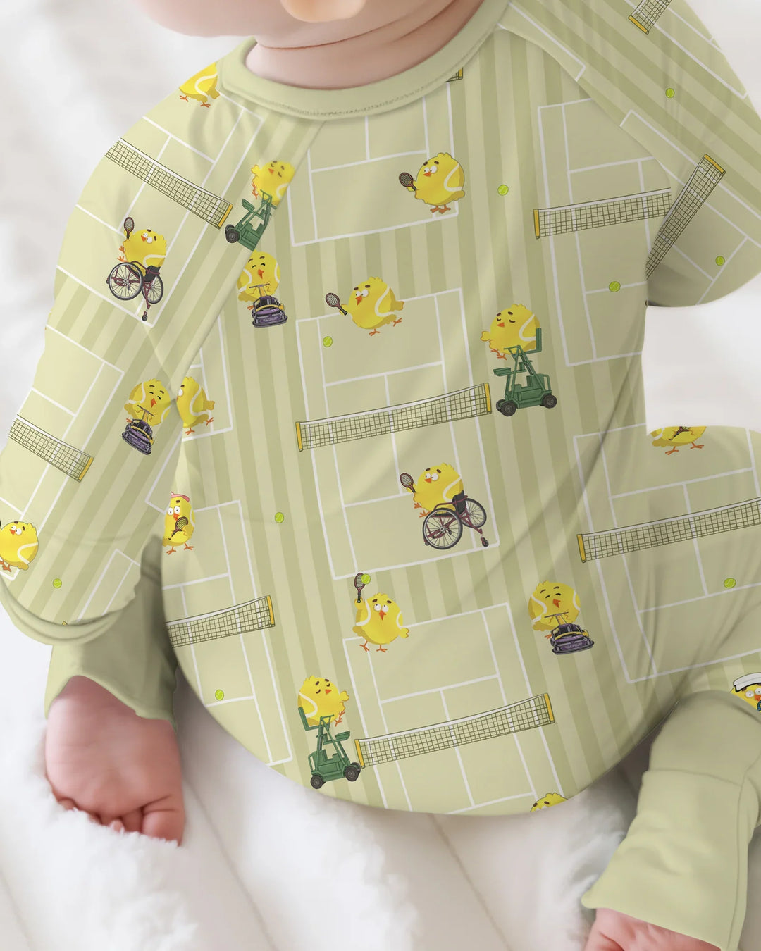 Gerippte Babykleidung mit individuellem Foto - Weich &amp; Skizzenhaft